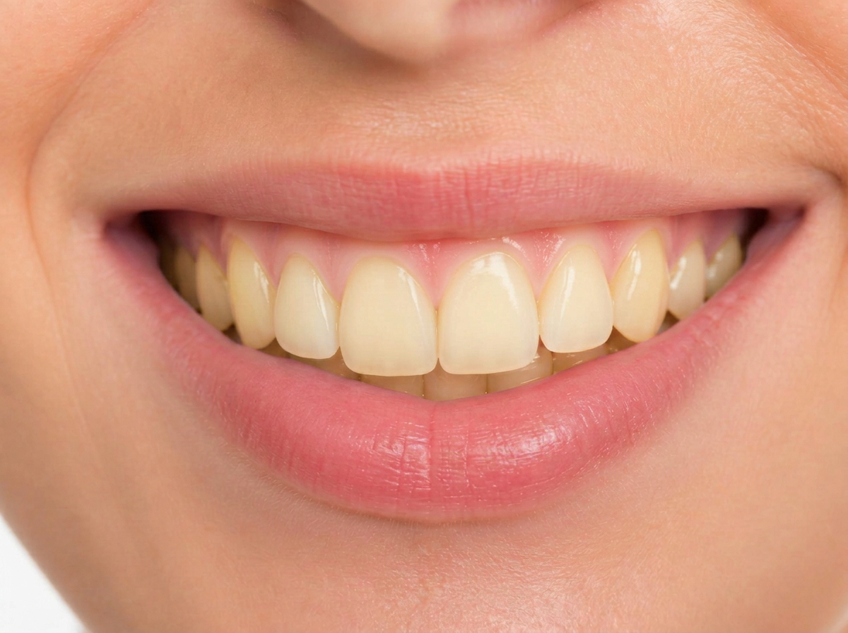 Sonrisa de paciente — Antes